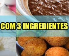5 Receitas com 3 Ingredientes1