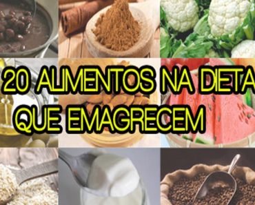 Os 20 Alimentos na Dieta que Emagrecem