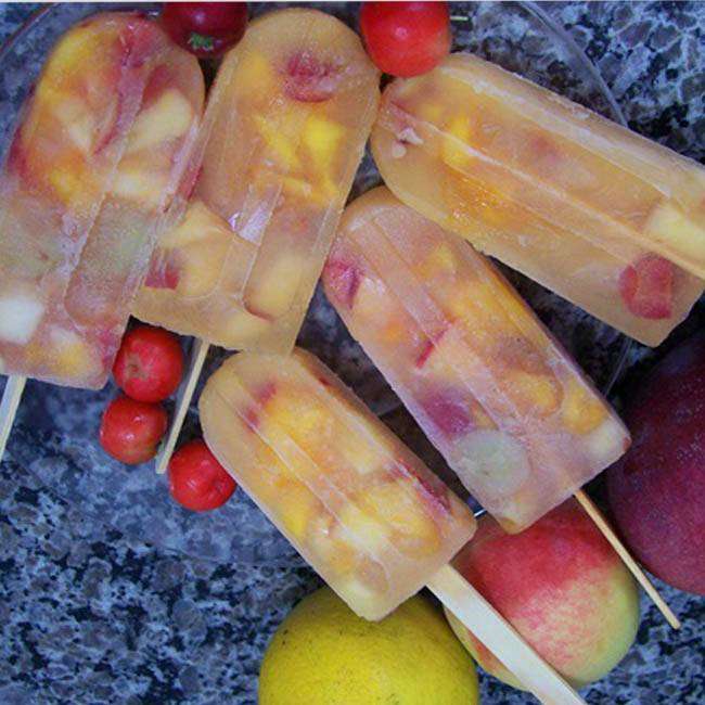 Picolé de Frutas Para o Verão