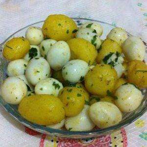 Salada de Ovos com Batatas