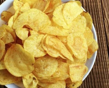 Batata Chips Crocante de Microondas
