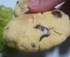 Cookie Low Carb de Microondas