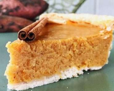 TORTA DE BATATA DOCE FIT (Sweet Potato Pie)