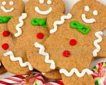 Biscoito Fit de Natal