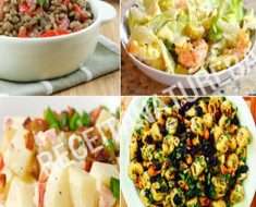 Saladas de Natal e Ano Novo Saudáveis