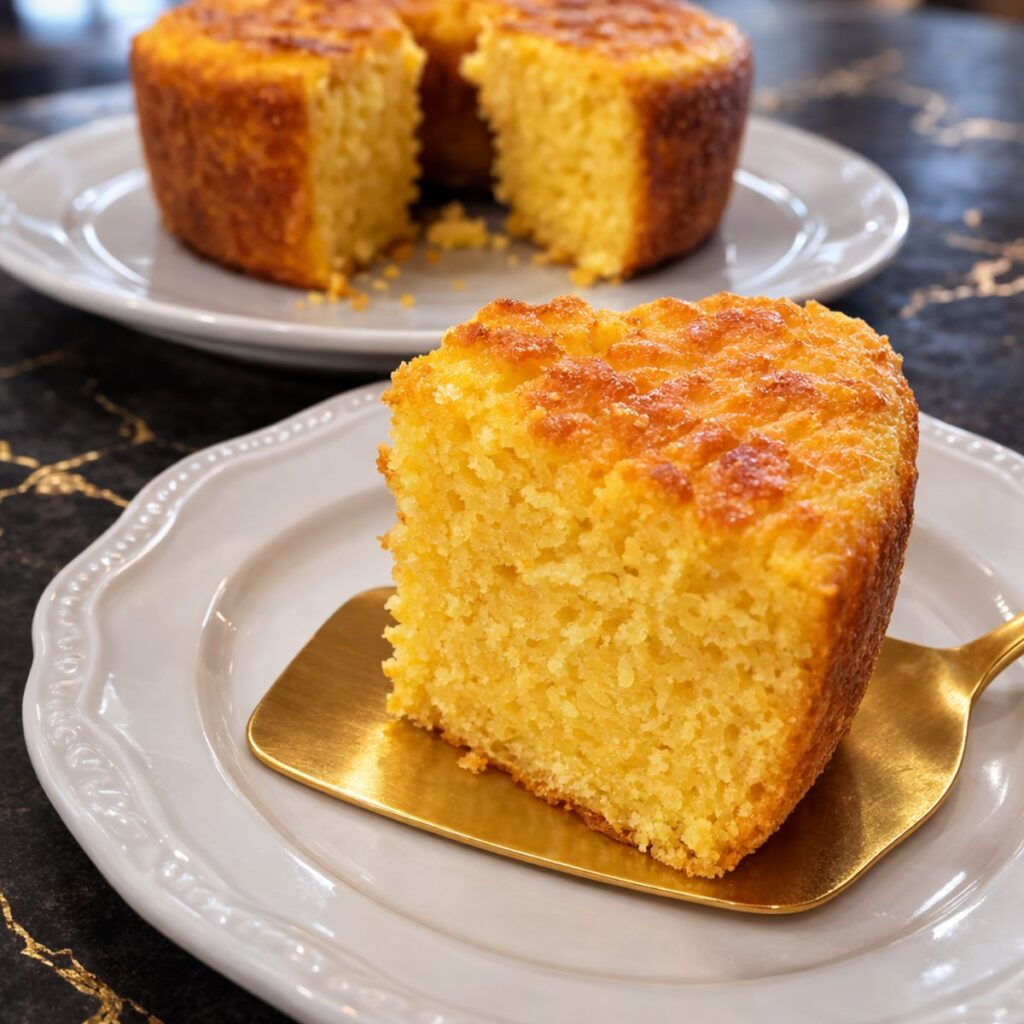 Bolo de fubá low carb