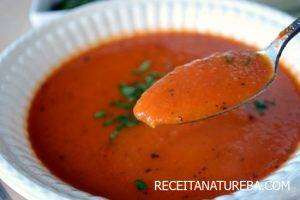 Sopa de Tomate Low Carb