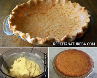 Torta Com Massa de Batata Doce