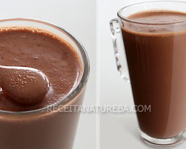 Chocolate Quente com Banana