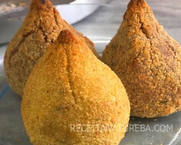 Coxinha Vegana com Massa de Mandioca