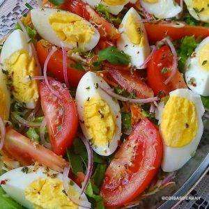 Salada de Ovo Sem Maionese