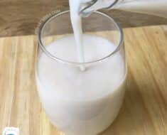 receita de leite de inhame
