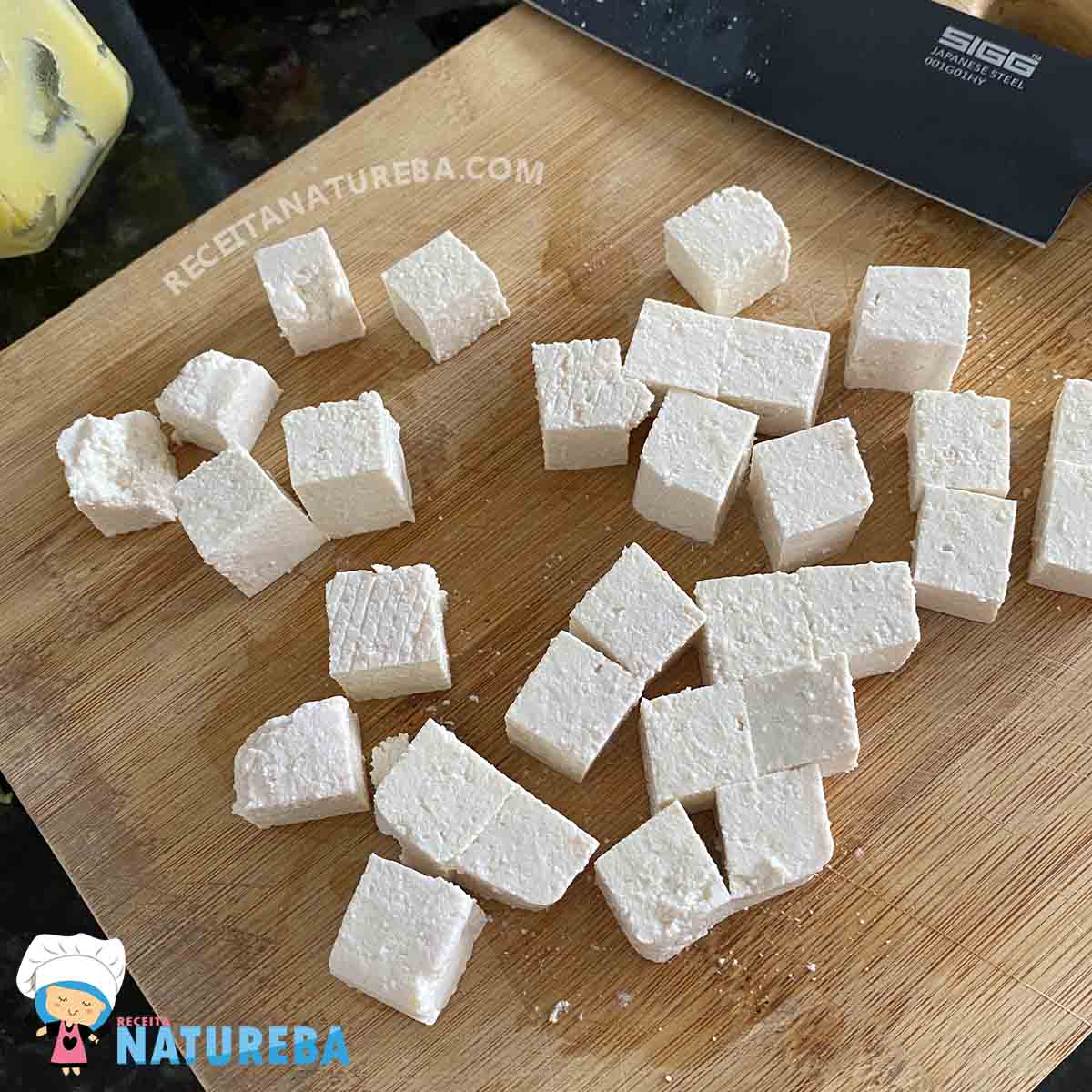 picando o tofu