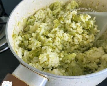 receita de arroz com brocolis