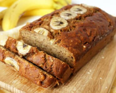 bolo de banana vegano