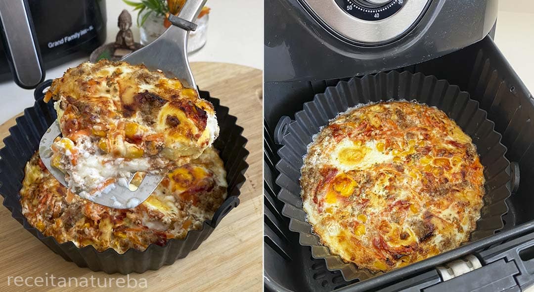 omelete na airfryer